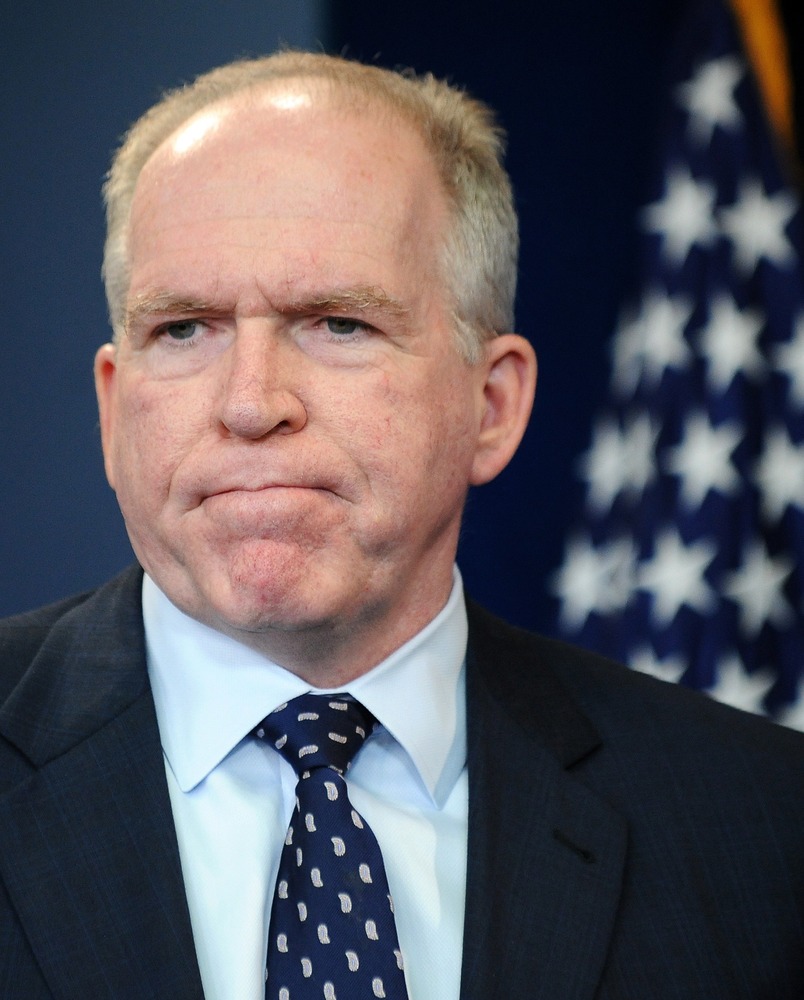 (FILES) White House counterterrorism adviser John Brennan speaks during the daily press briefing in the Brady Press Briefing Room of the White House in Washington, DC, May 2, 2011. Brennan, US President Barack Obama's top counterterrorism aide vowed the "utter destruction" of Al-Qaeda as he unveiled new plans June 29, 2011 focusing on the terror group's ability to inspire Americans to carry out domestic attacks. "This is the first counterterrorism strategy that designates the homeland as a primary area of emphasis in our counterterrorism efforts," said Brennan. AFP Photo/Jewel Samad (Photo credit should read JEWEL SAMAD/AFP/Getty Images)